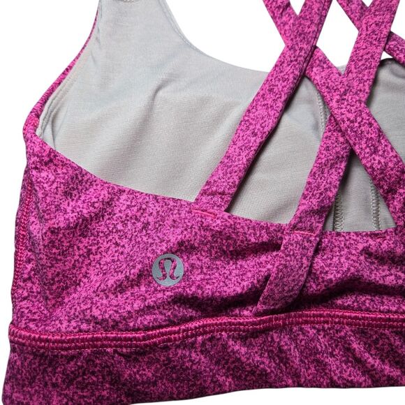 ❤️FINAL SALE❤️ Lululemon Energy Bra - Sparkle Pink - Picture 4 of 6